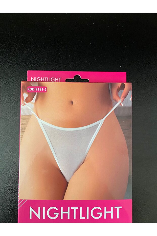 beyaz renk tanga - 1