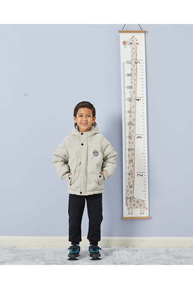 Boys Black Solid Beige Active Pants - 5