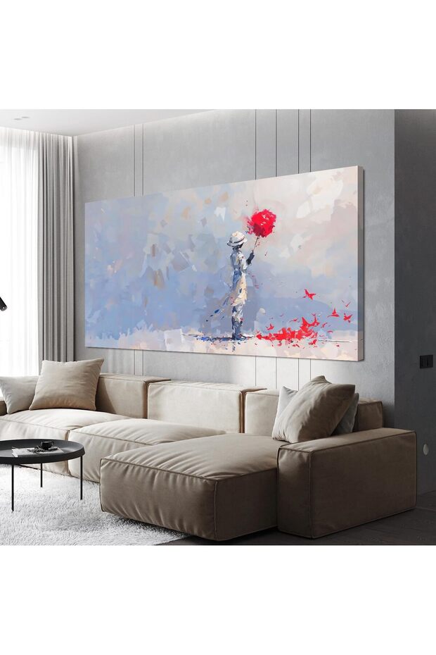 Modern Minimalist Framed Poster for Living Room (50x100cm)