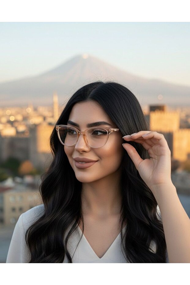 Women's Jasmin Blue Light Protection Screen Glasses Nude