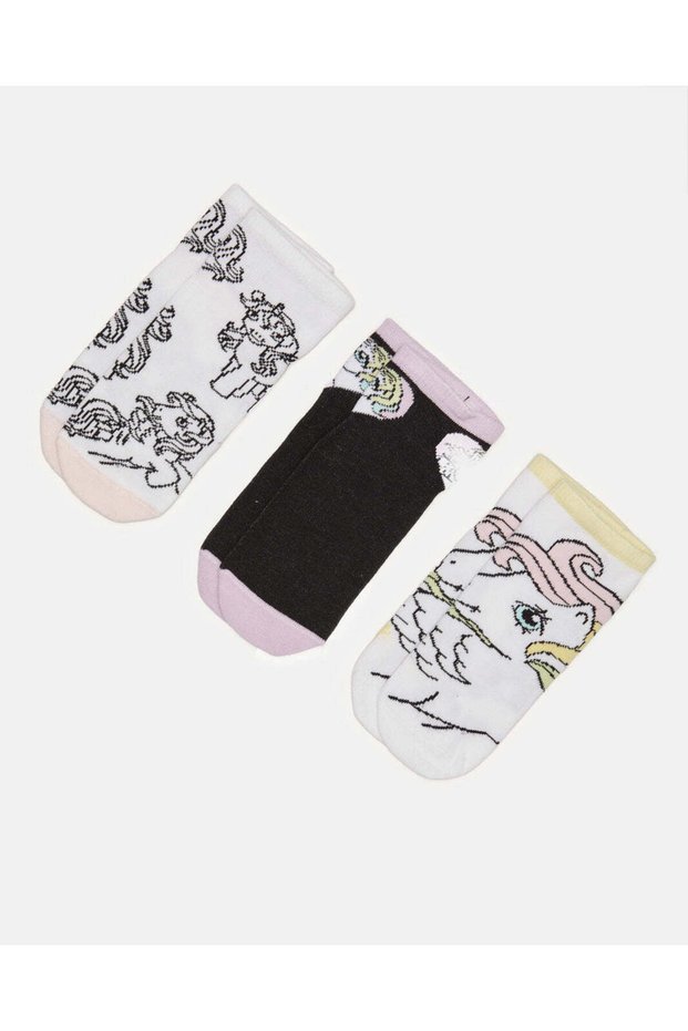Girls Assorted Socks Set (Pack Of 3)
