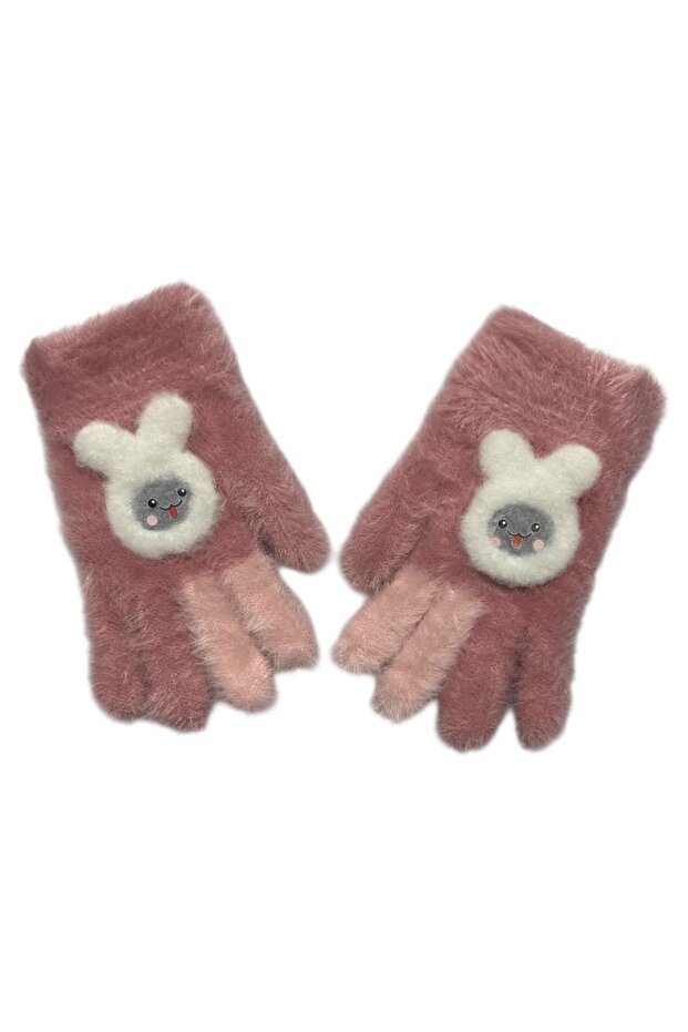 Girl's Knitted Gloves