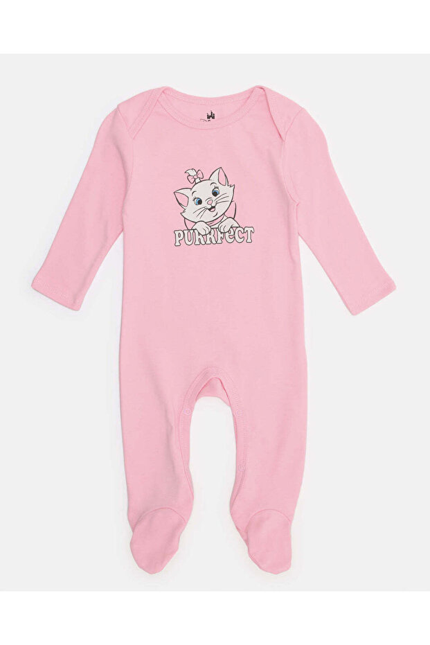Baby Pink Marie Cat Sleepsuit
