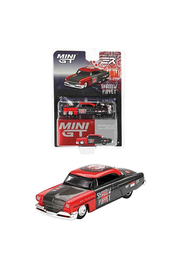1:64 X Mizu Lincoln Capri Hot Rod 1954 Shadow Puppet Diecast Model Car
