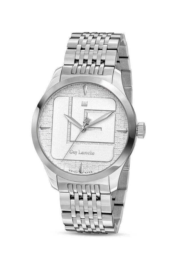 Maxime Watch for Men with Silver Stainless Steel Bracelet 40 mm 5 Atm