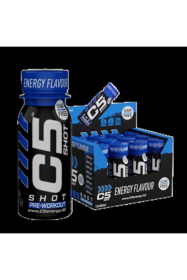 SHOT Pre-Workout Drink | 80ml Liquid Shot | 200mg Caffeine