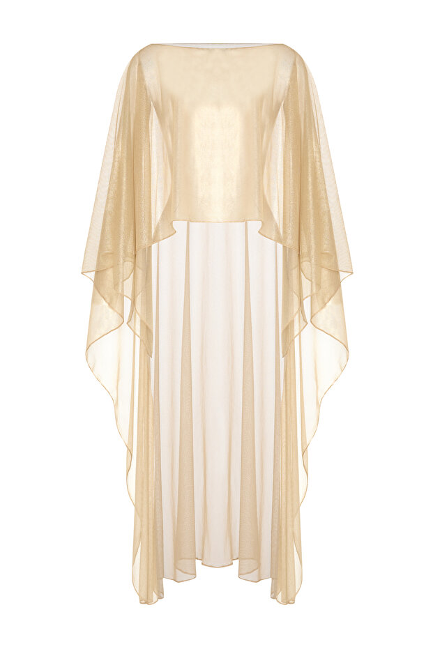 Gold Tulle Caftan