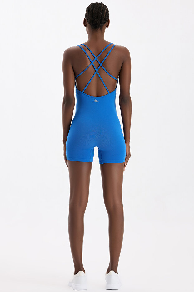 Şort Tulum Nebula Mavi - 3