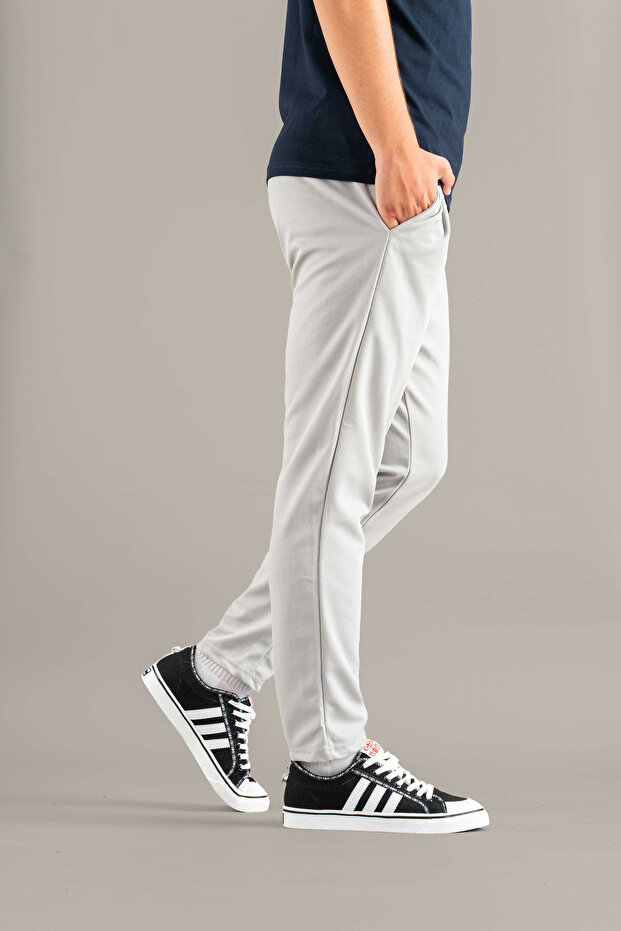 Ανδρικό ελαστικό στη μέση εφαρμοστό Basic Cotton Jogger - 3
