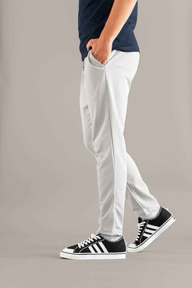 Ανδρικό ελαστικό στη μέση εφαρμοστό Basic Cotton Jogger - 5