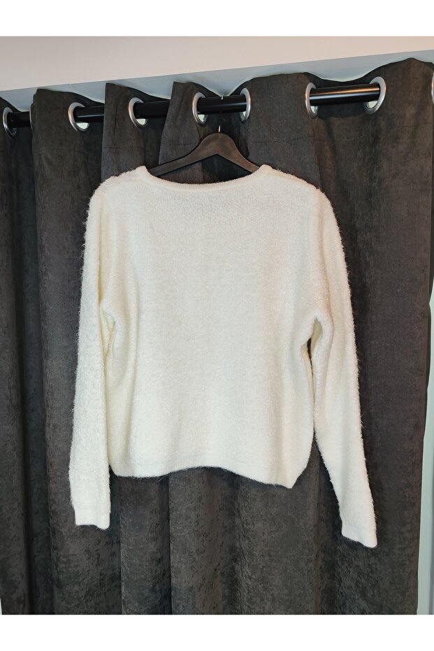 سترة صوفية سميكة بأزرار - 2