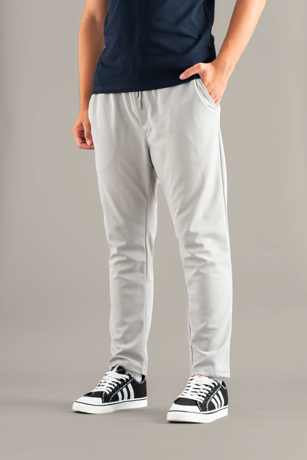 Ανδρικό ελαστικό στη μέση εφαρμοστό Basic Cotton Jogger - 4