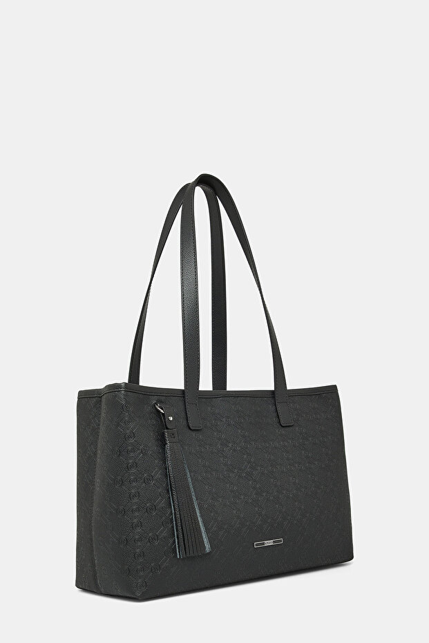 SİYAH MONOGRAM ÇANTA - 2