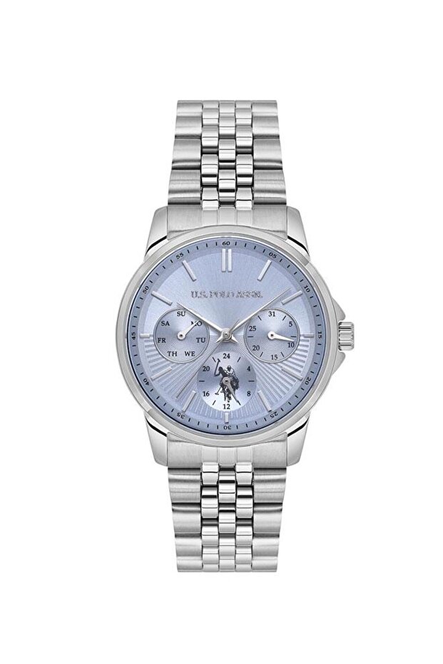 Crossing 34mm Multifunction Women's Watch with Ice Blue Dial & Stainless Steel Brace