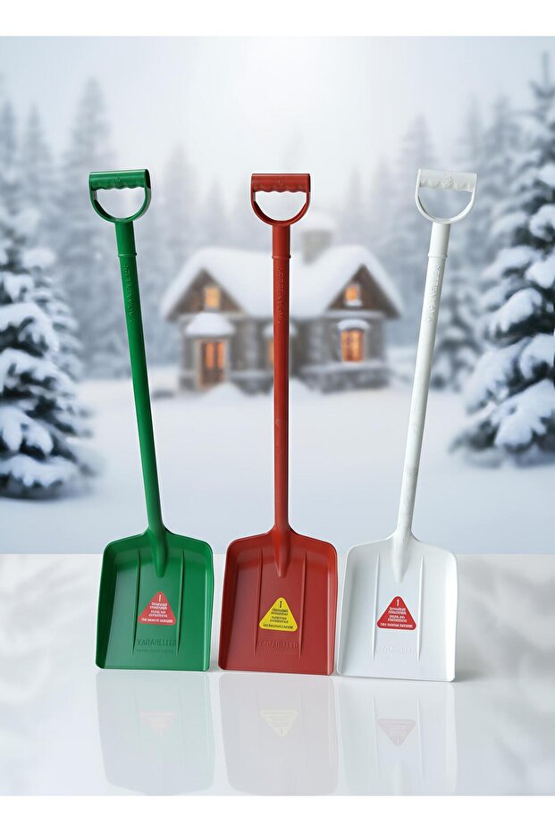 Kar Küreği Tek Parça Plastik Kırılmaz Kürek - 1