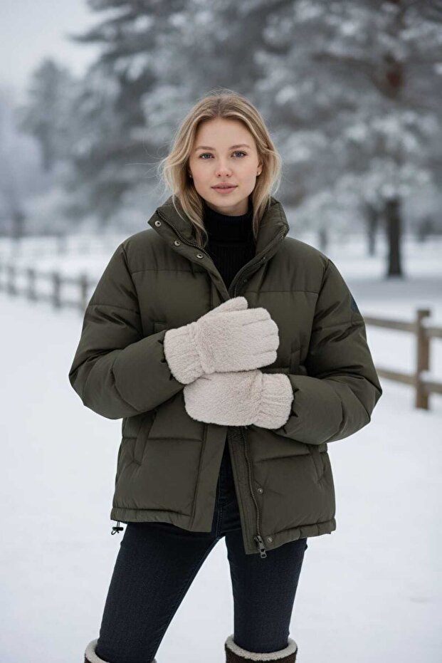 Kadın Tiftik Eldiven - 1