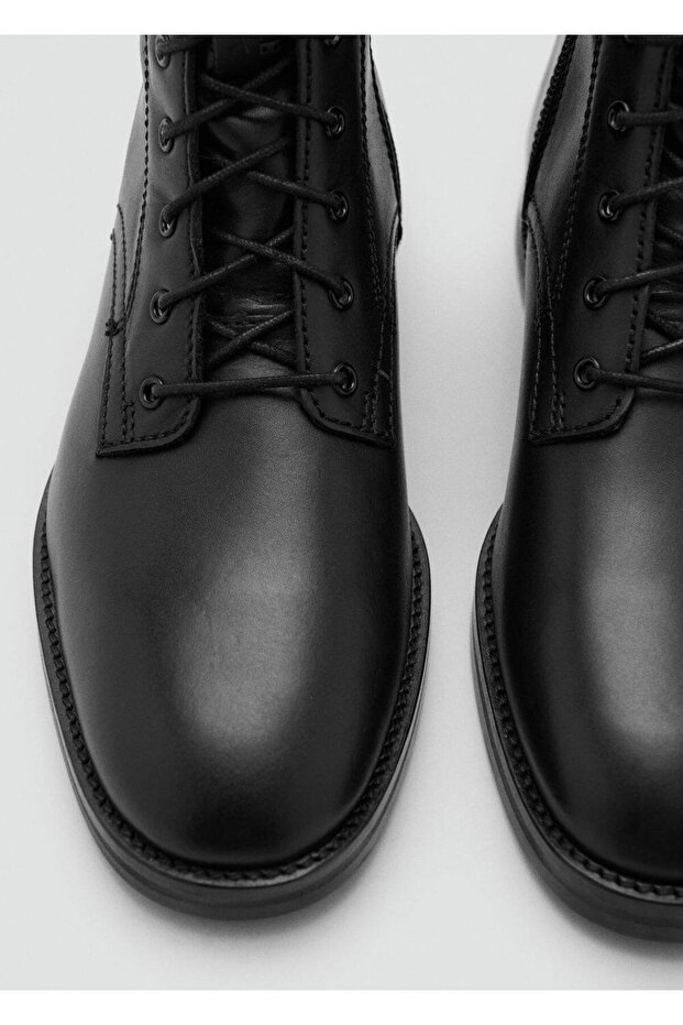 Bağcıklı deri bot - 6