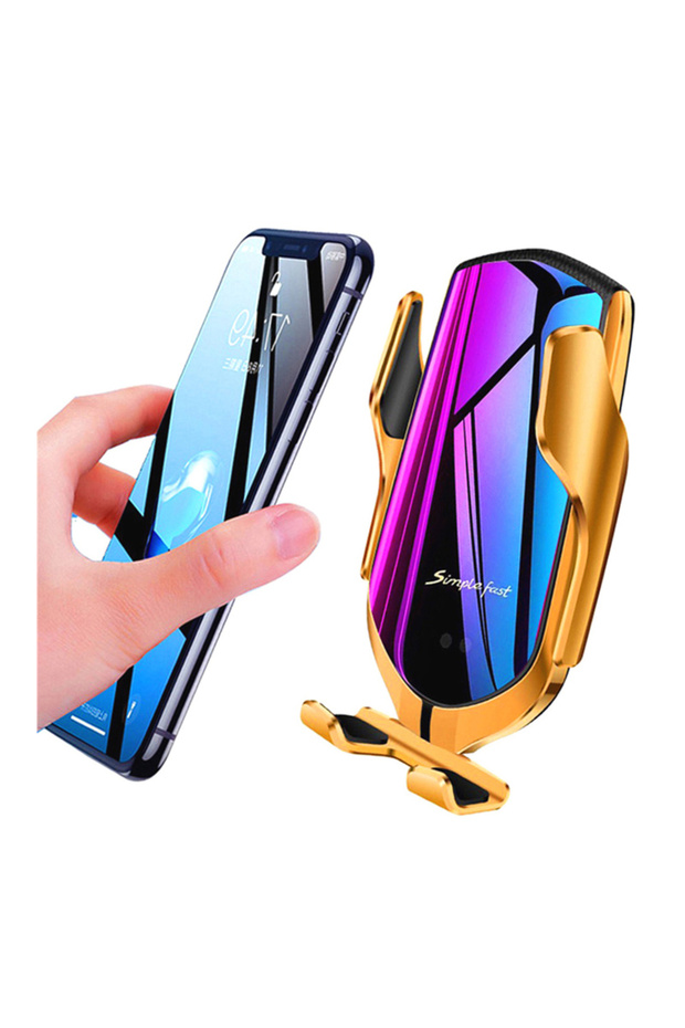Car Mount Gold R1 Fast Charge Wireless Charging Sensor - 3