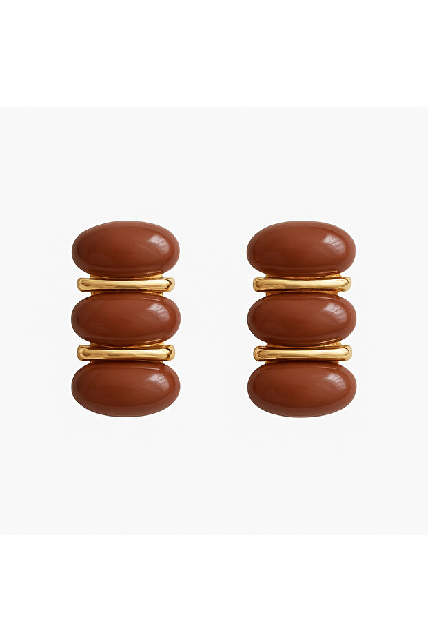 Çelik Spiral Küpe - 1