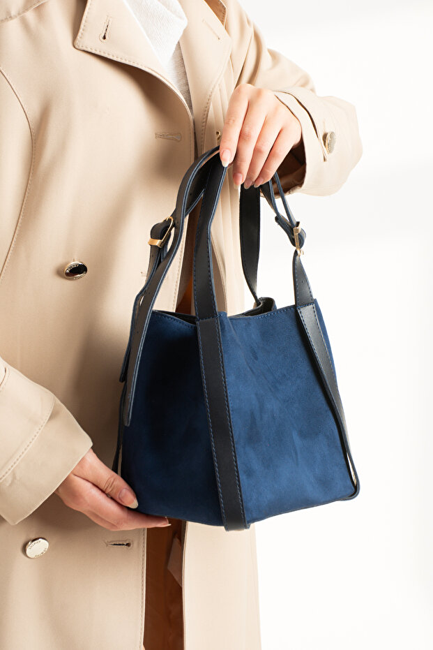 Linndy Model Suede Women's Hand and Shoulder Bag