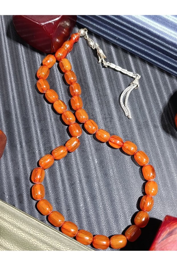 Sikma Amber Prayer Beads Honey Colored