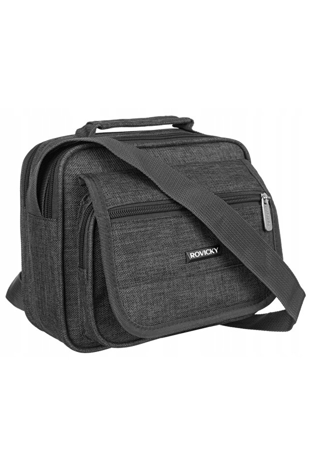 Practical men's polyester messenger bag - Rovicky - 1