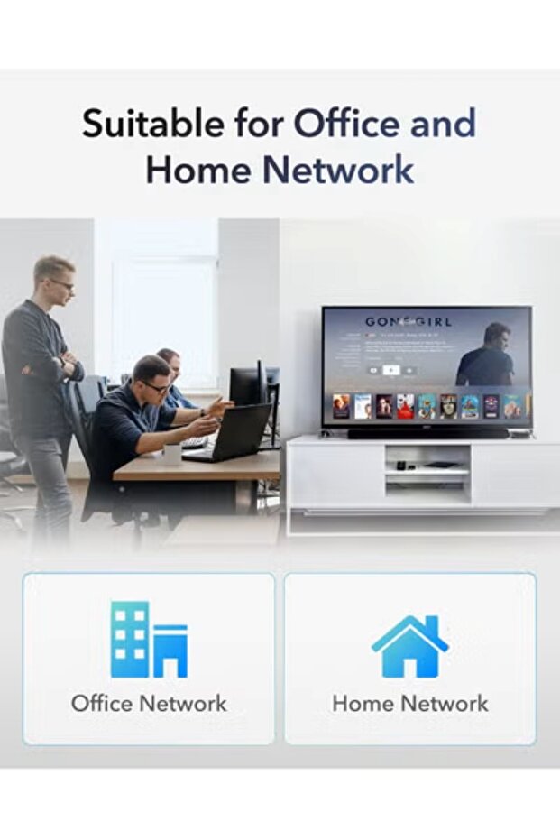 Kodi GS105D 5-Port Gigabit Ethernet Switch | Desktop Ethernet Splitter - 5