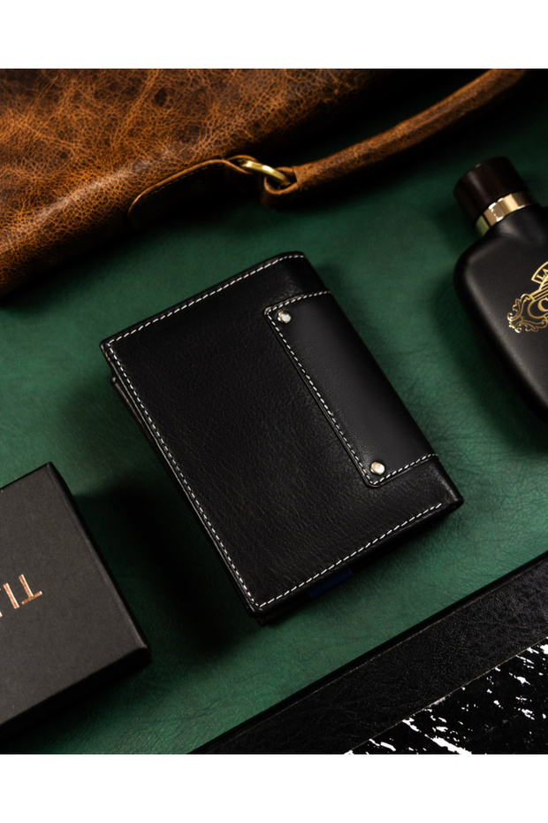 Men's leather wallet without external clasp - Always Wild - 3