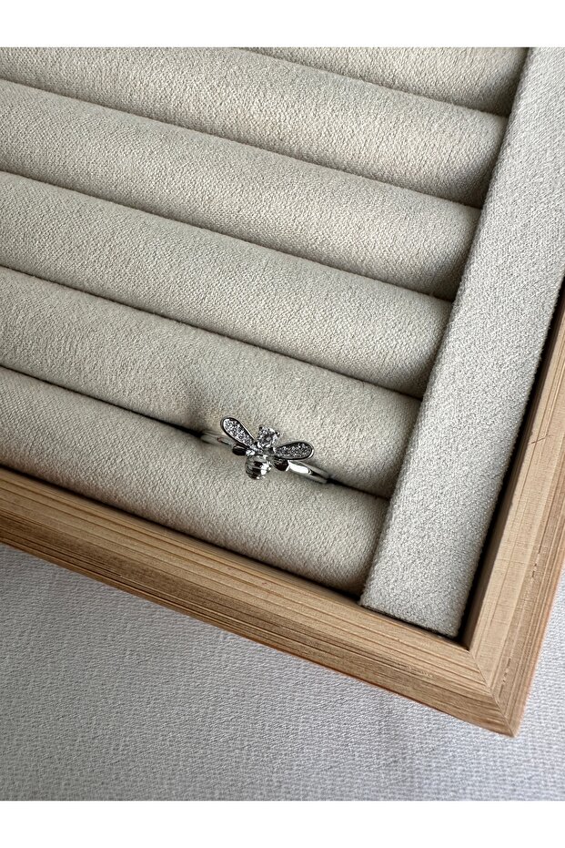 Silver Color Bee Ring - 1
