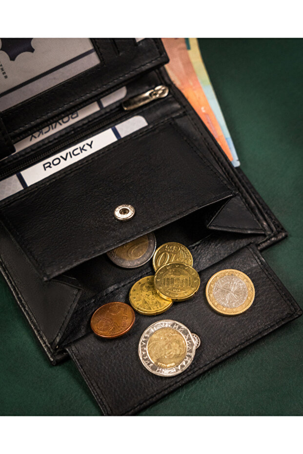 Men's leather wallet without external clasp - Always Wild - 7