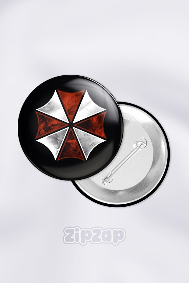 Resident Evil Video Game Bag Ornament Pin Button Badge Set (1 Pcs)