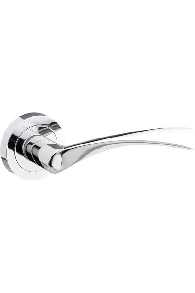 Doorfit Premium Stainless Steel T-bar Lever Latch Rose Door Handle (Style 2)