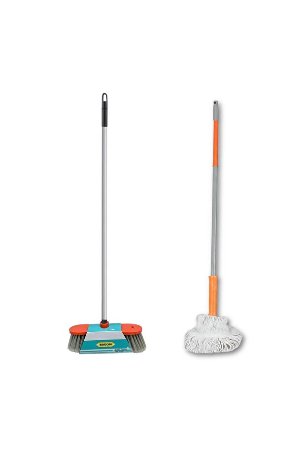 Twist Mop and Broom Set Combo for Home cleaning Durable Strong 360 degree rotation mop.