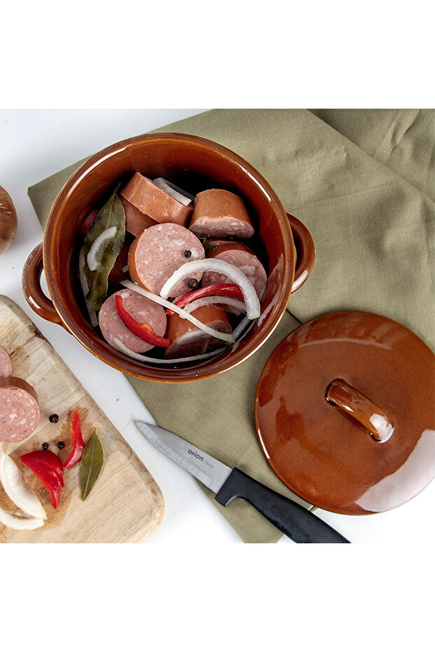 Ceramic pickling container with lid 650 ml - 6