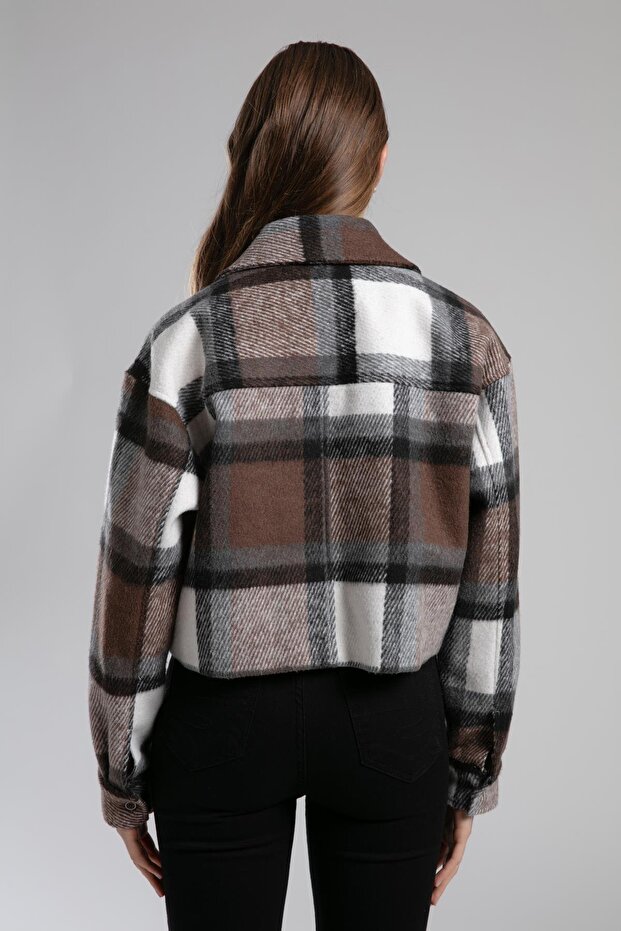 Brıelle Kadın Dokuma Ceket - 4