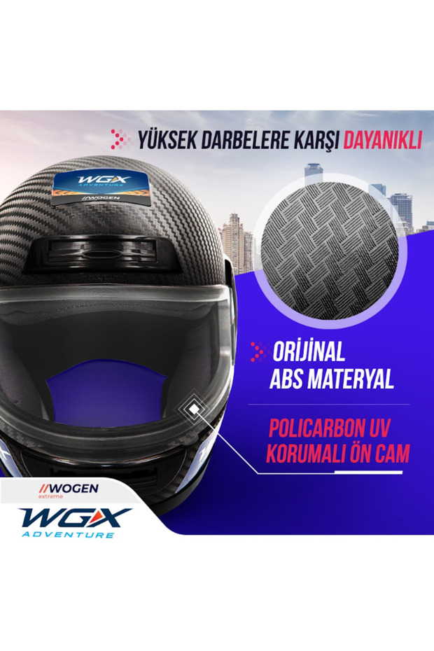 FULLFACE KASK KARBON SİYAH (M) - 4