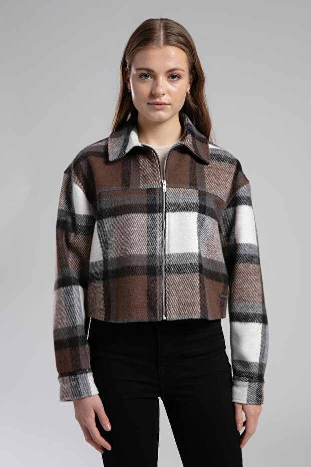 Brıelle Kadın Dokuma Ceket - 3