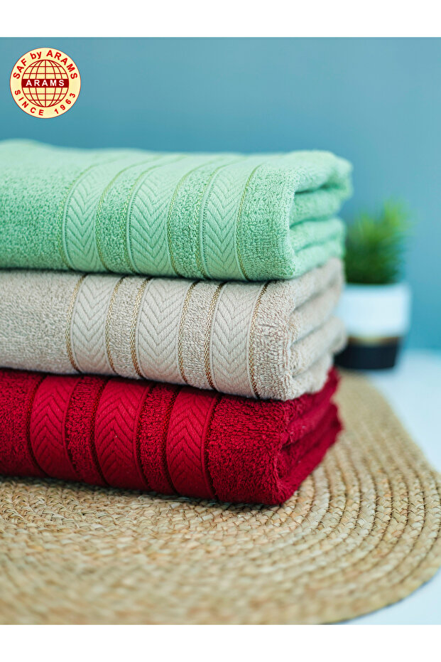 Jumbo Bath Sheet (3 Pack, 90x180 cm),450 GSM 100% Cotton Highly Absorbent and Soft Towel.