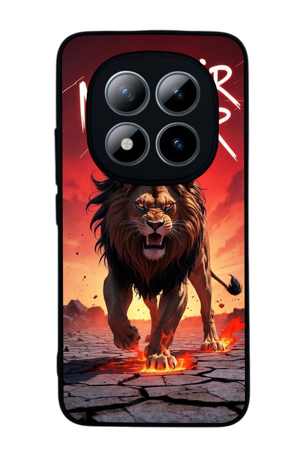 Redmi Note 15 Pro 4g Compatible Printed , Matte Black, Soft Silicone, Protective, Shock Absorbing Cover, Case