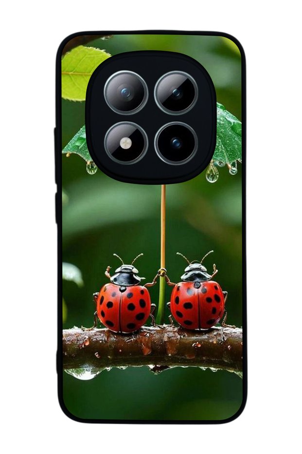 Redmi Note 15 Pro 4g Compatible Printed , Matte Black, Soft Silicone, Protective, Shock Absorbing Cover, Case