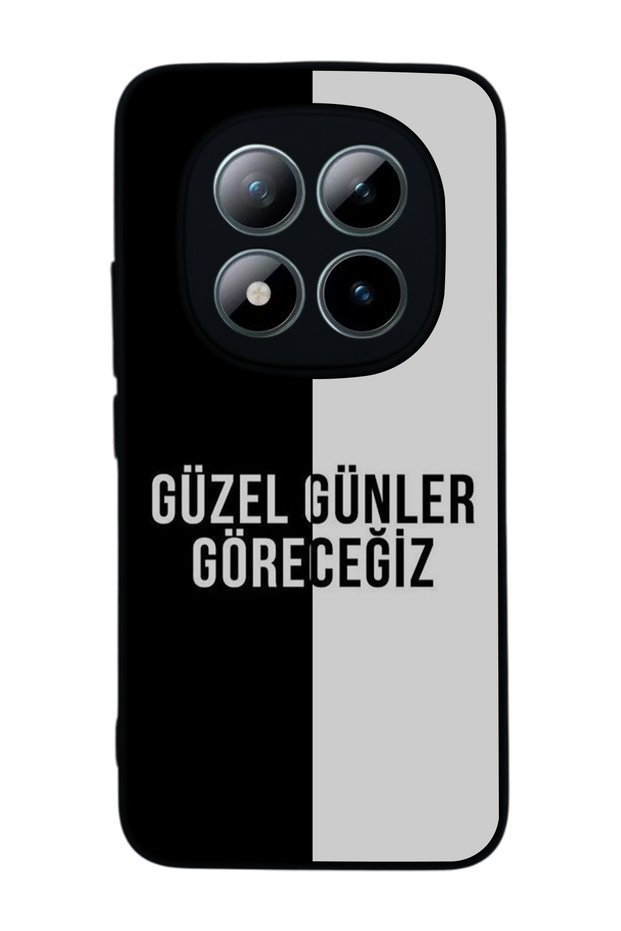 Redmi Note 15 Pro 4g Compatible Printed , Matte Black, Soft Silicone, Protective, Shock Absorbing Cover, Case
