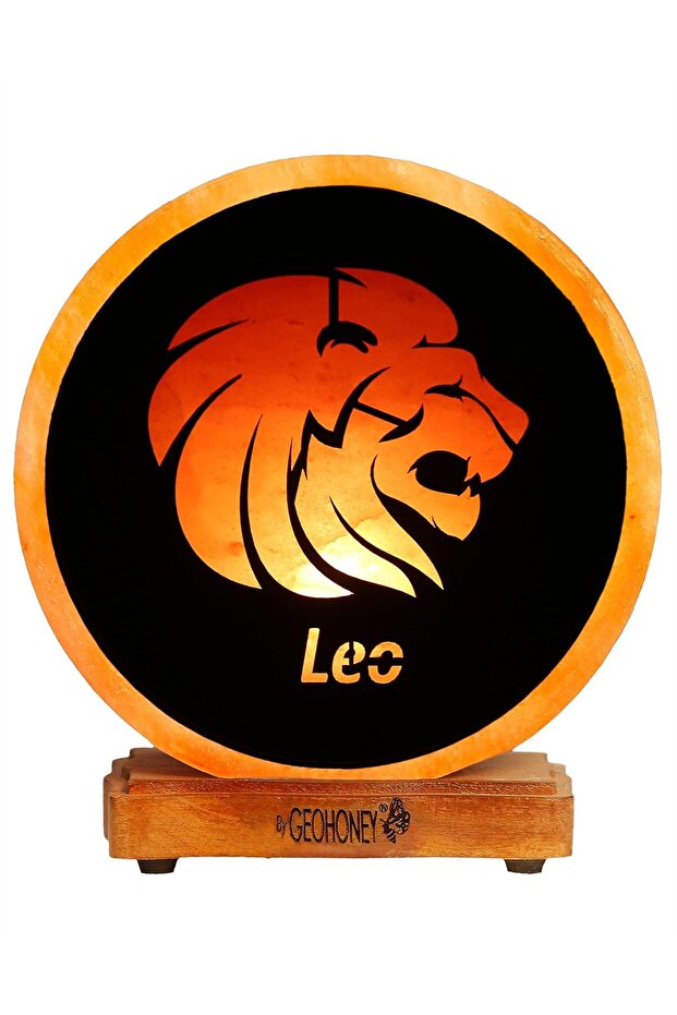 Himalayan Salt Lamp - Zodiac Sign Leo GH-CSL-042 B