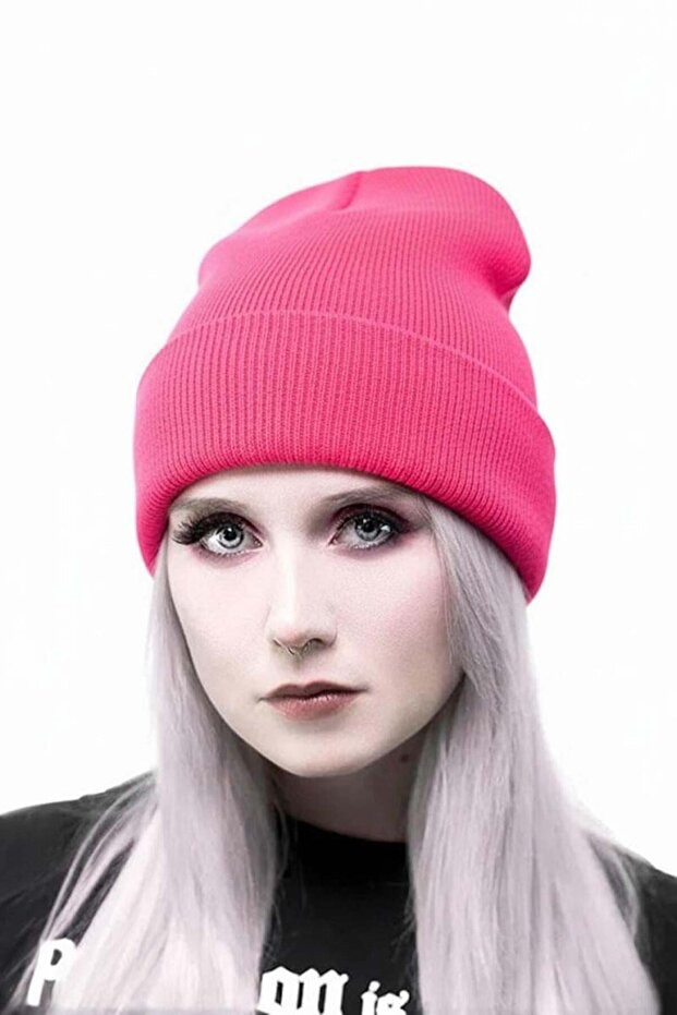 Beretă simplă roz - 1