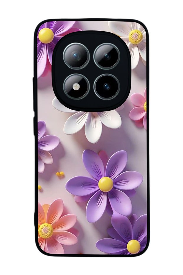 Redmi Note 15 Pro 4g Compatible Printed , Matte Black, Soft Silicone, Protective, Shock Absorbing Cover, Case
