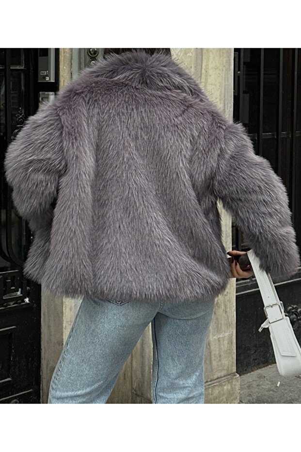 Női prémium műszőrme kabát Mazelf Baby Kids Wear - 3