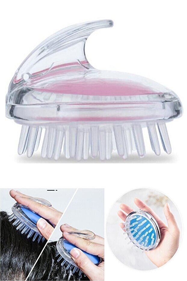 2Pcs Purifying Hair Washing Shampoo Brush and Massage Tool