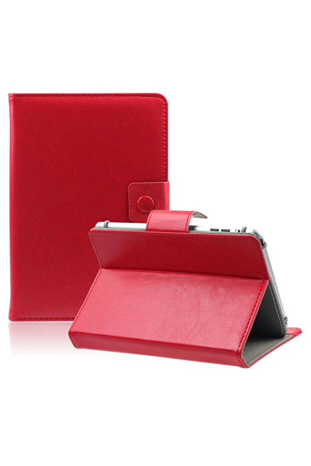 7 Inch Model X Tablet Case, Red, Folder Type - 2