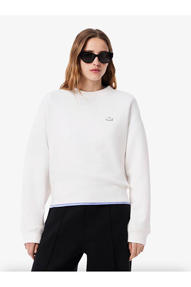 Oversized Cotton Sweatshirt - 1