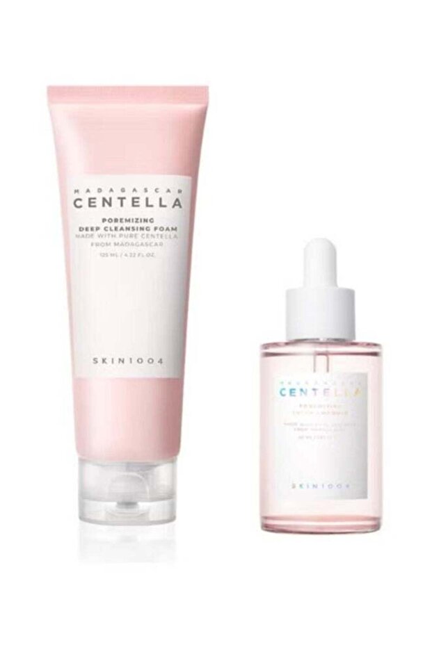 Madagascar Centella Deep Pore Cleansing Foam 125ml + Refreshing Pore Ampoule 50ml - 1