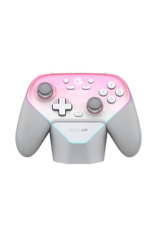 Super Nova Hall Effect 2.4g Wireless Controller Pembe Switch, Windows PC, Android ,Ios - 1
